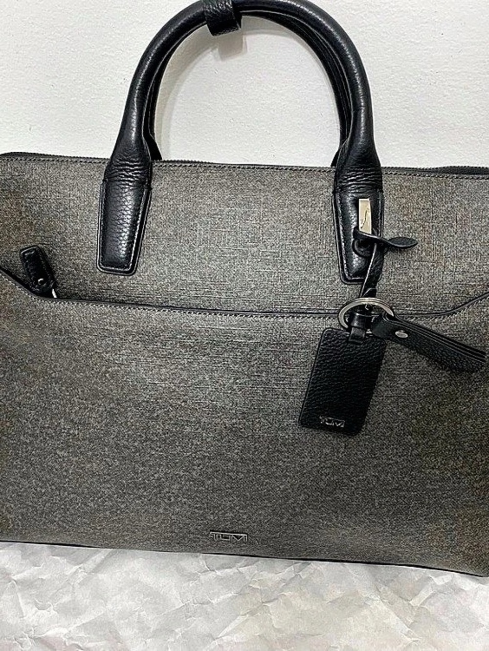 TUMI Stanton Gray Briefcase